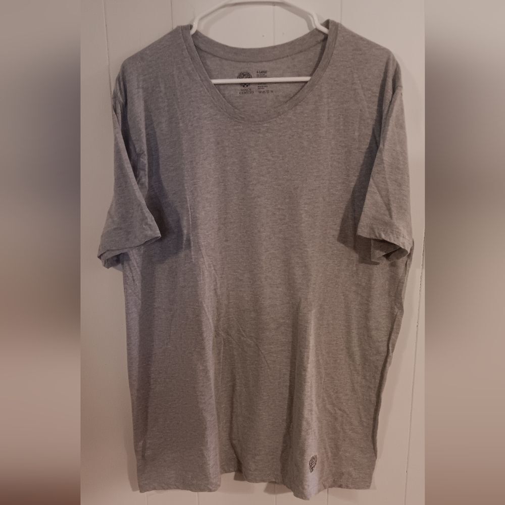 Vince Camuto Light Gray Men's T-Shirt Size Xl